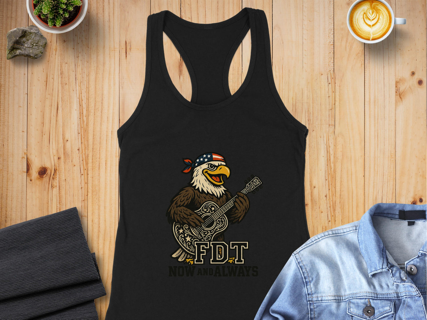 FDT Now And Always Eagle Graphic Tank Top Product