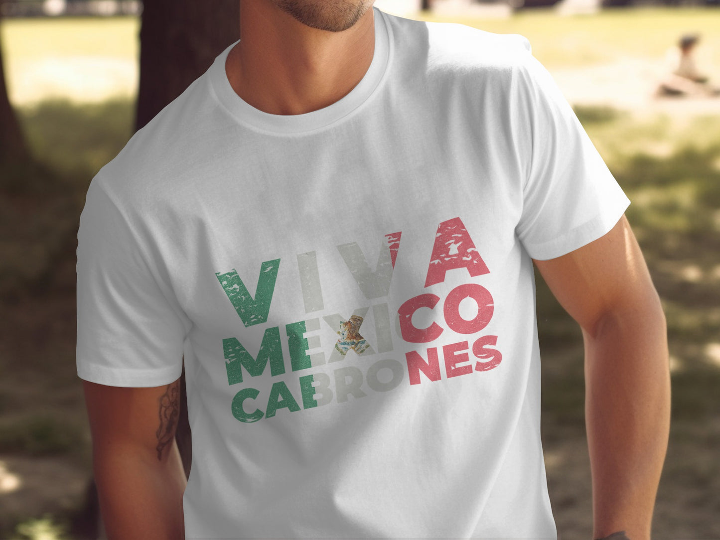 Viva Mexico Cabrones Graphic T-Shirt product type