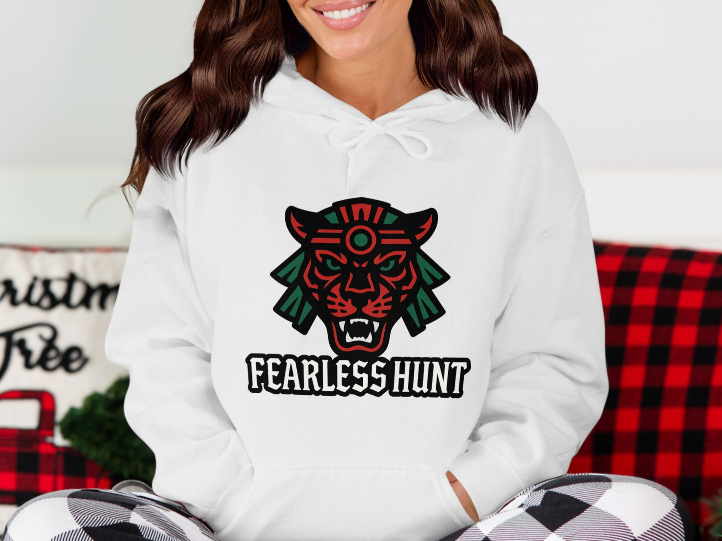 Fearless Hunt Graphic White Hoodie product