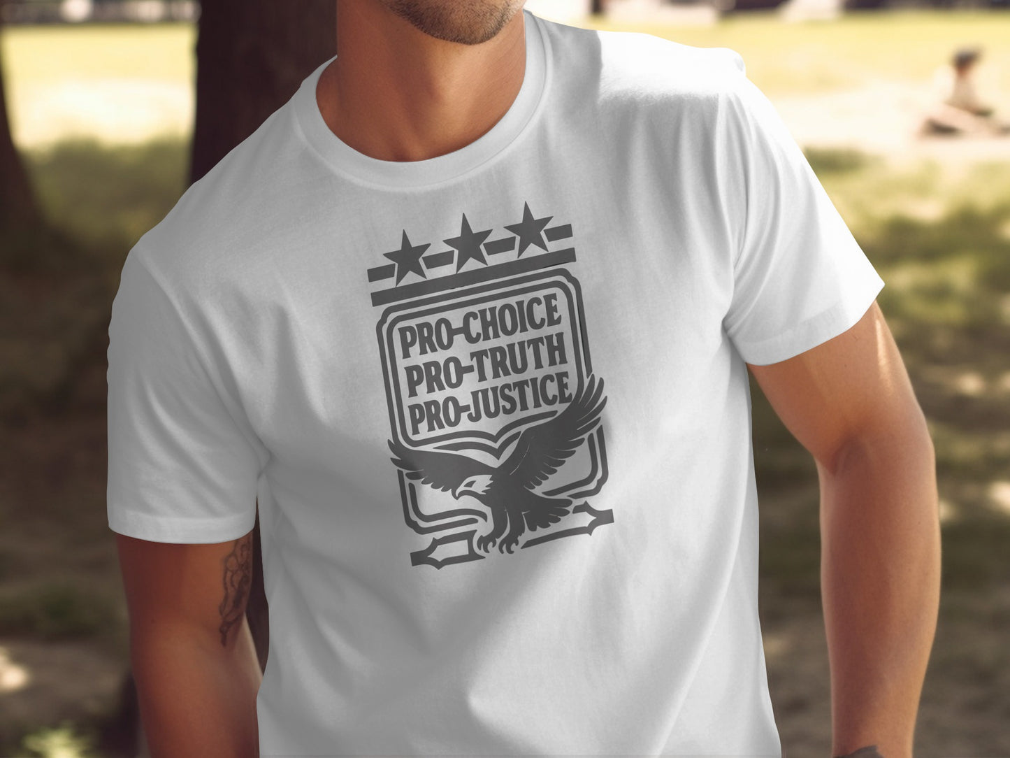 Pro-Choice Pro-Truth Pro-Justice Graphic T-Shirt product