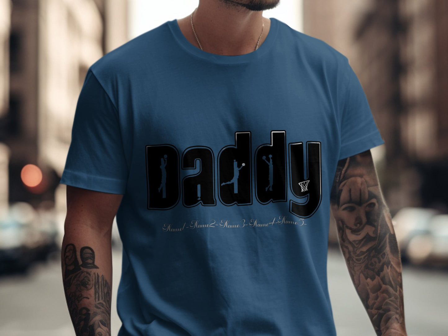 Daddy Print Stylish Graphic Tee Shirt product