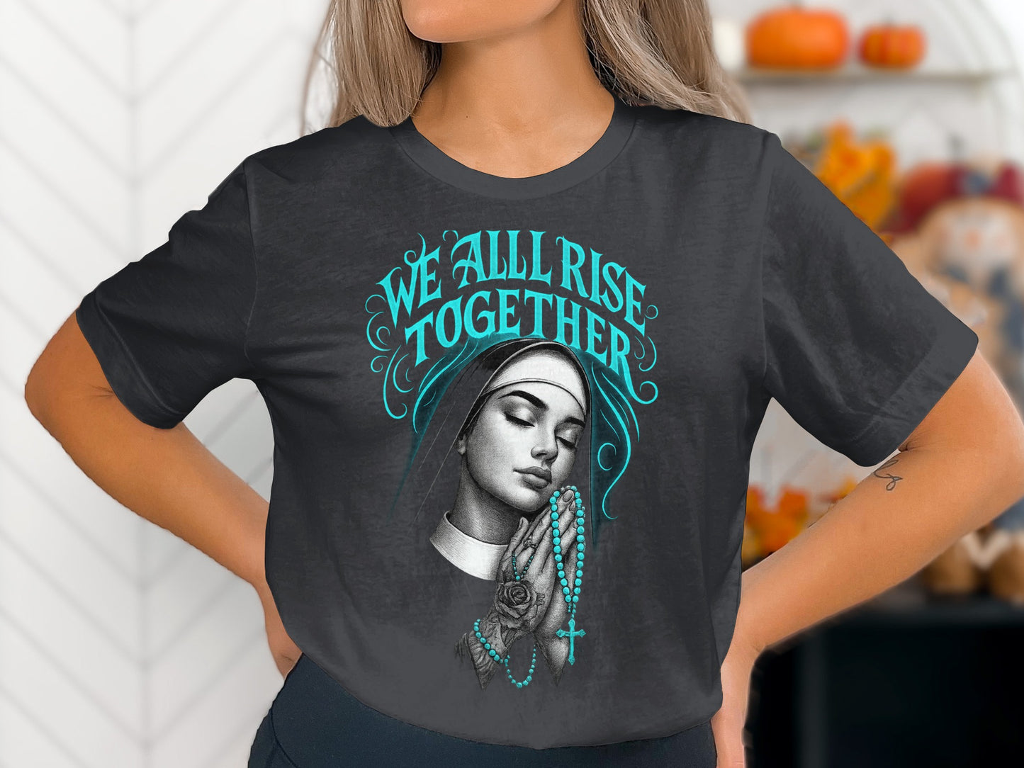 Inspiring We All Rise Together Graphic Tee product