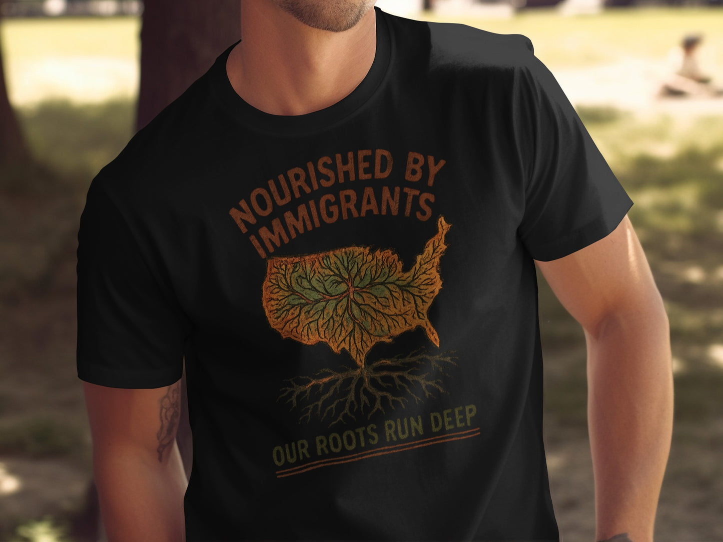 Nourished by Immigrants Our Roots Run Deep product type