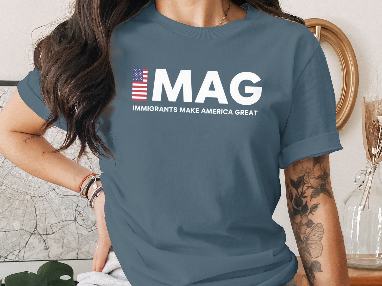 Immigrants Make America Great Statement Shirt