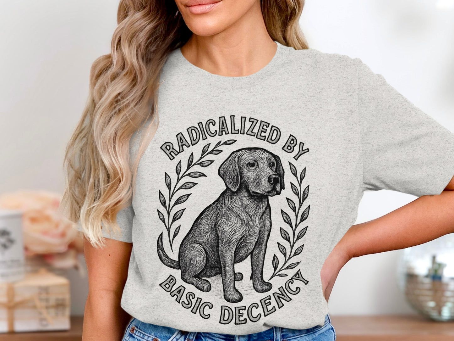 Radicalized by Basic Decency Graphic Tshirt product type