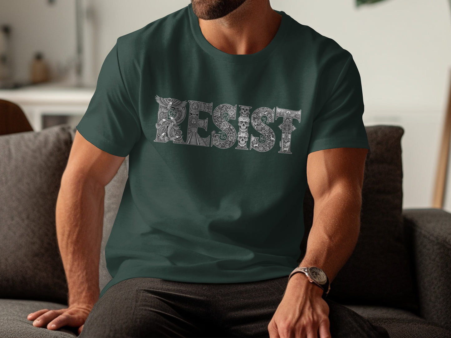 RESIST Graphic Tee for Statement Wear Shirt product type