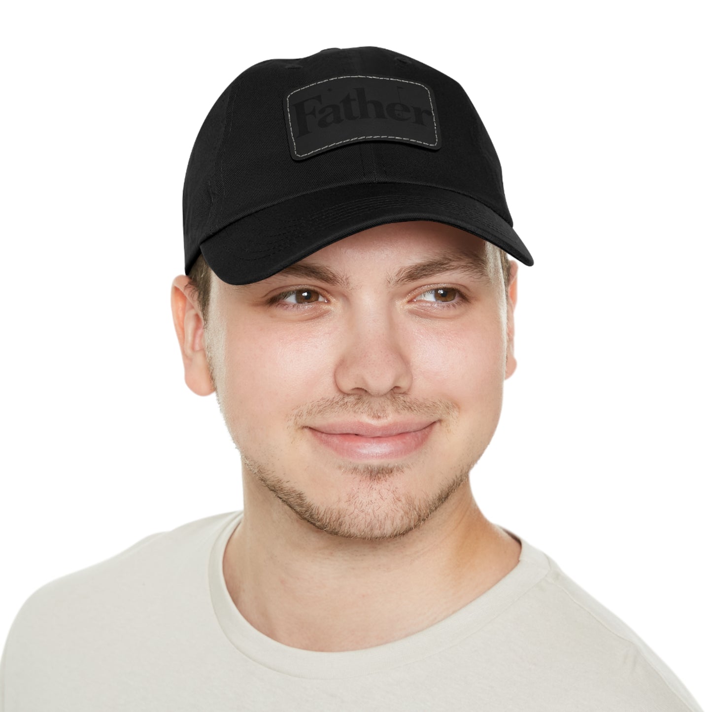Stylish Father Dad Hat with Leather Patch - Perfect Gift for Dads