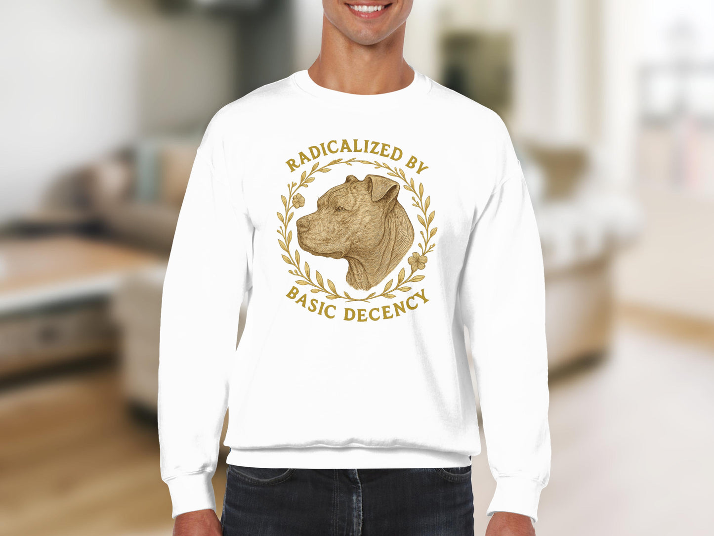 Radicalized By Basic Decency Graphic Sweatshirt product type