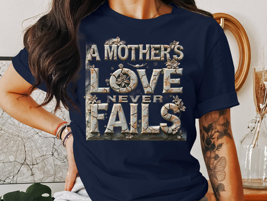 A Mother's Love Never Fails Floral Graphic product