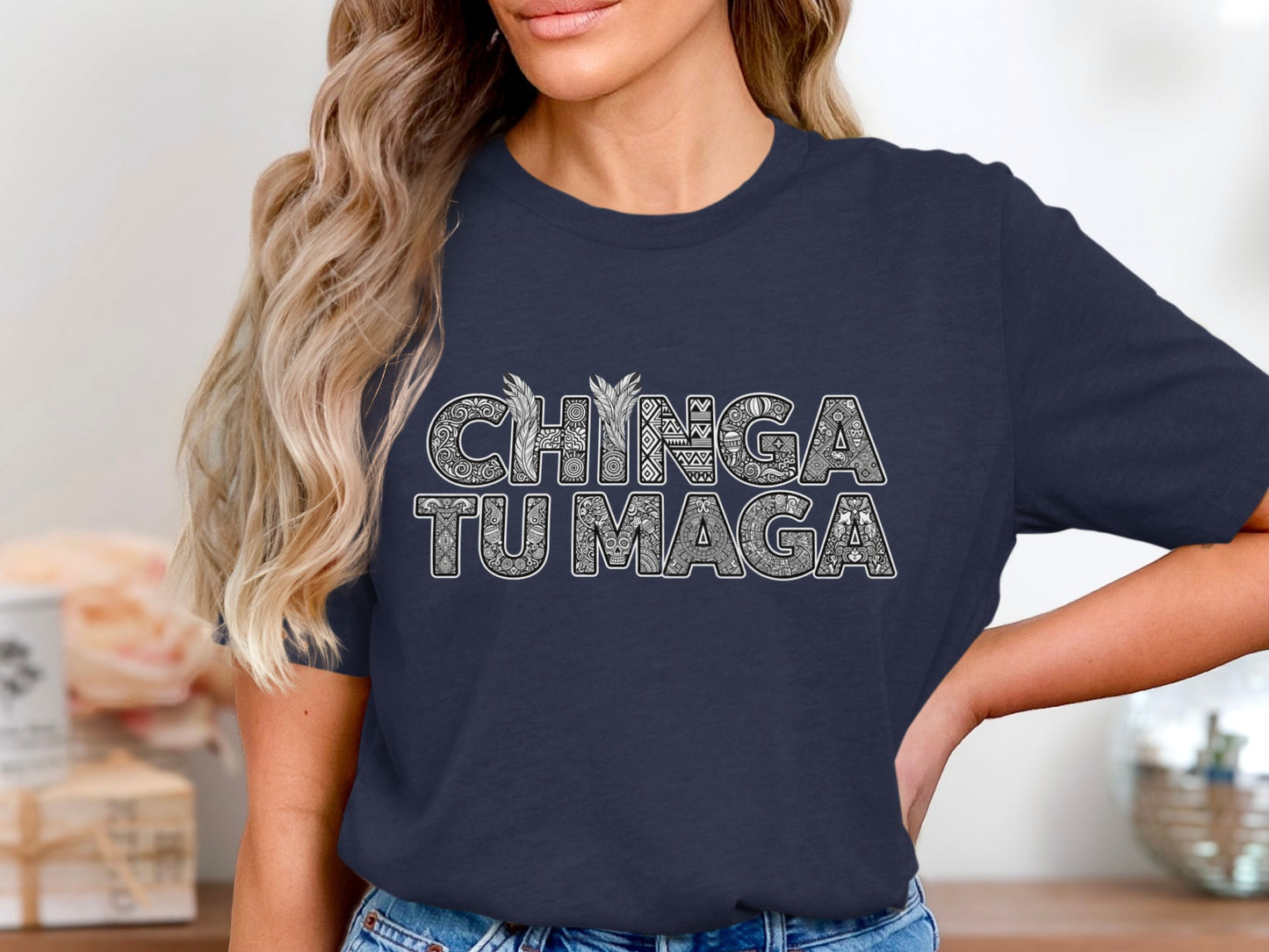 Chinga Tu Maga Graphic Tee Casual Statement Shirt product