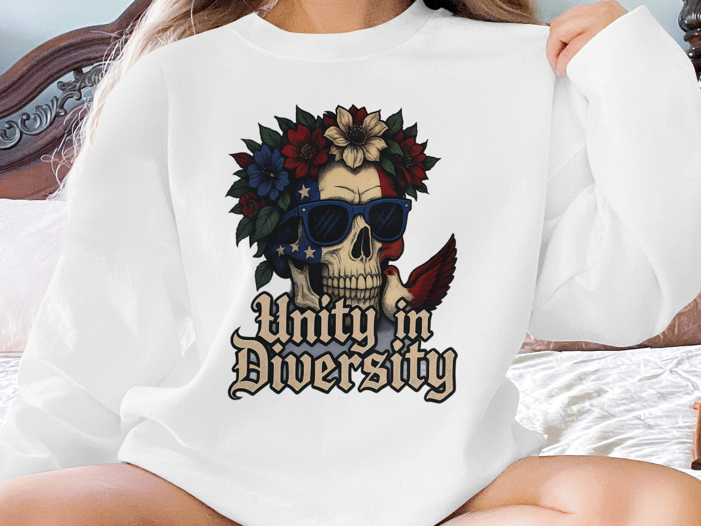 Unity in Diversity Skull Themed Clothing product