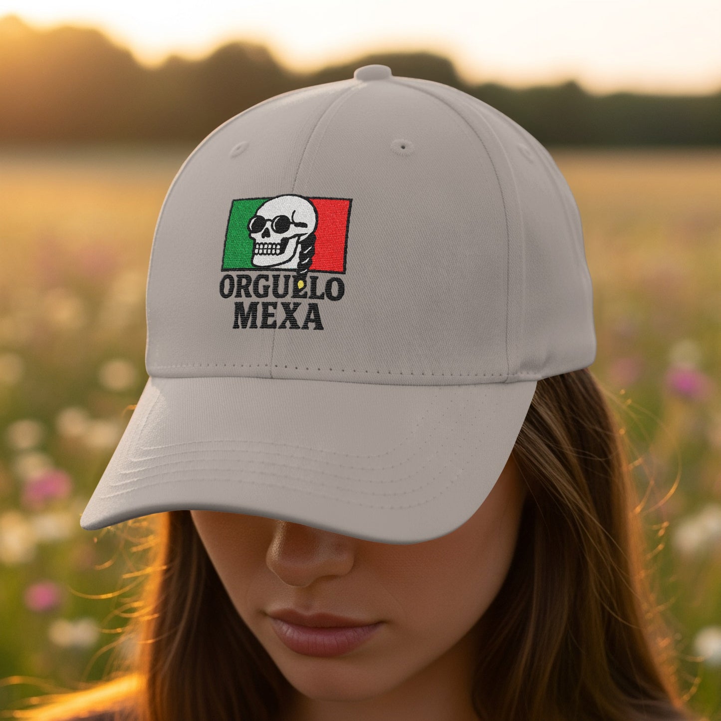 Orgullo Mexa Skull Logo Embroidered Cap product