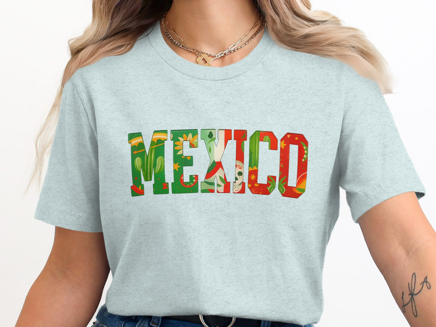 Mexico Scenic Design T-Shirt Unique Casual product