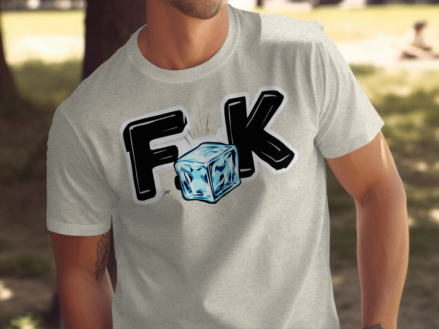 Funky F K Ice Cube Graphic Design T-shirt product type
