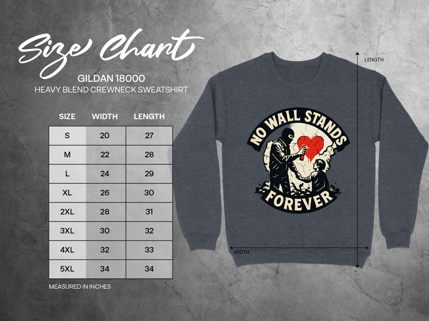 No Wall Stands Forever Crewneck Sweatshirt product