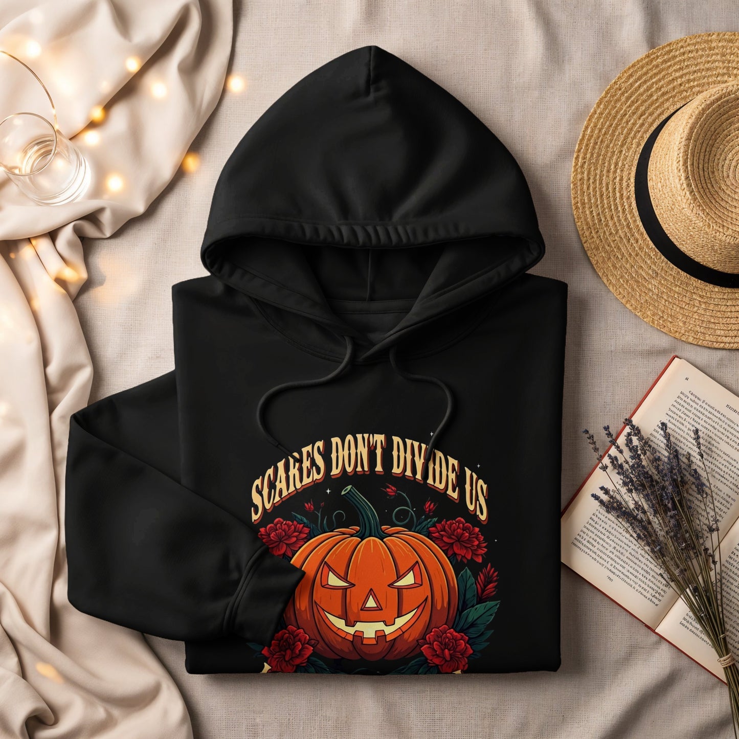 Scares Don't Divide Us Jack-O-Lantern Hoodie product