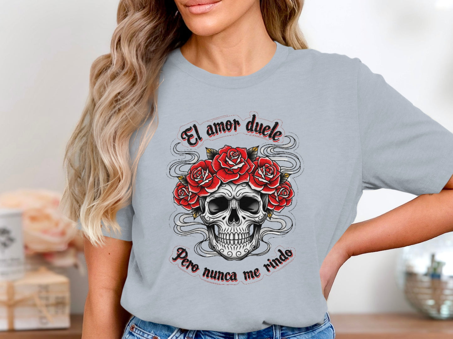 El Amor Duele Pero Nunca Me Rindo Skull product type