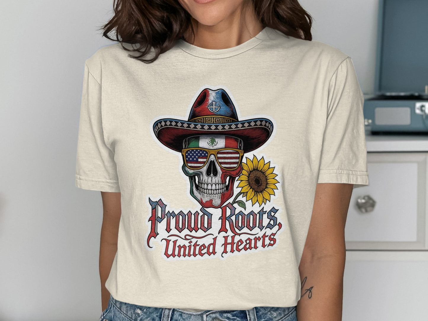 Proud Roots United Hearts Skull Design product type