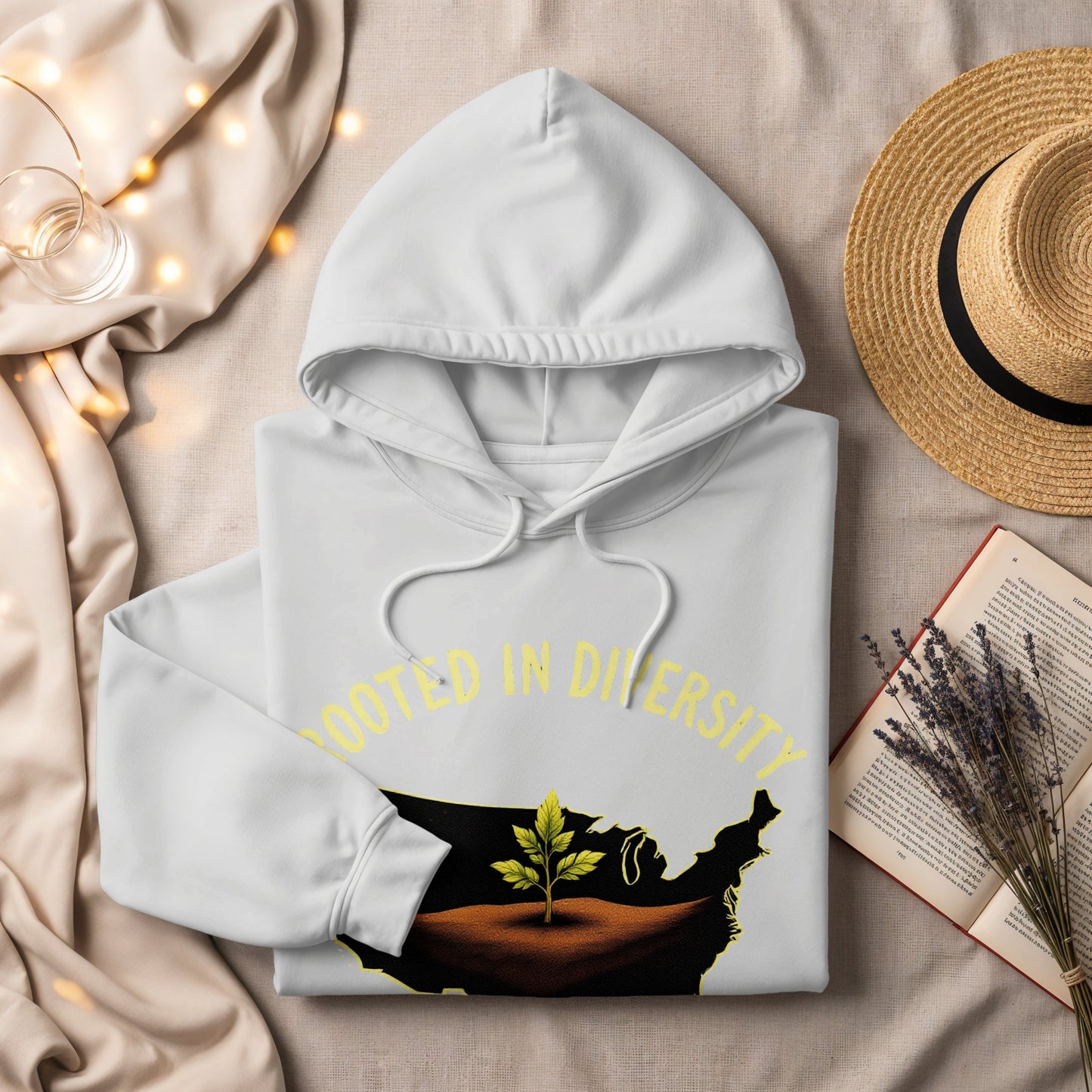 Rooted in Diversity Map Hoodie product