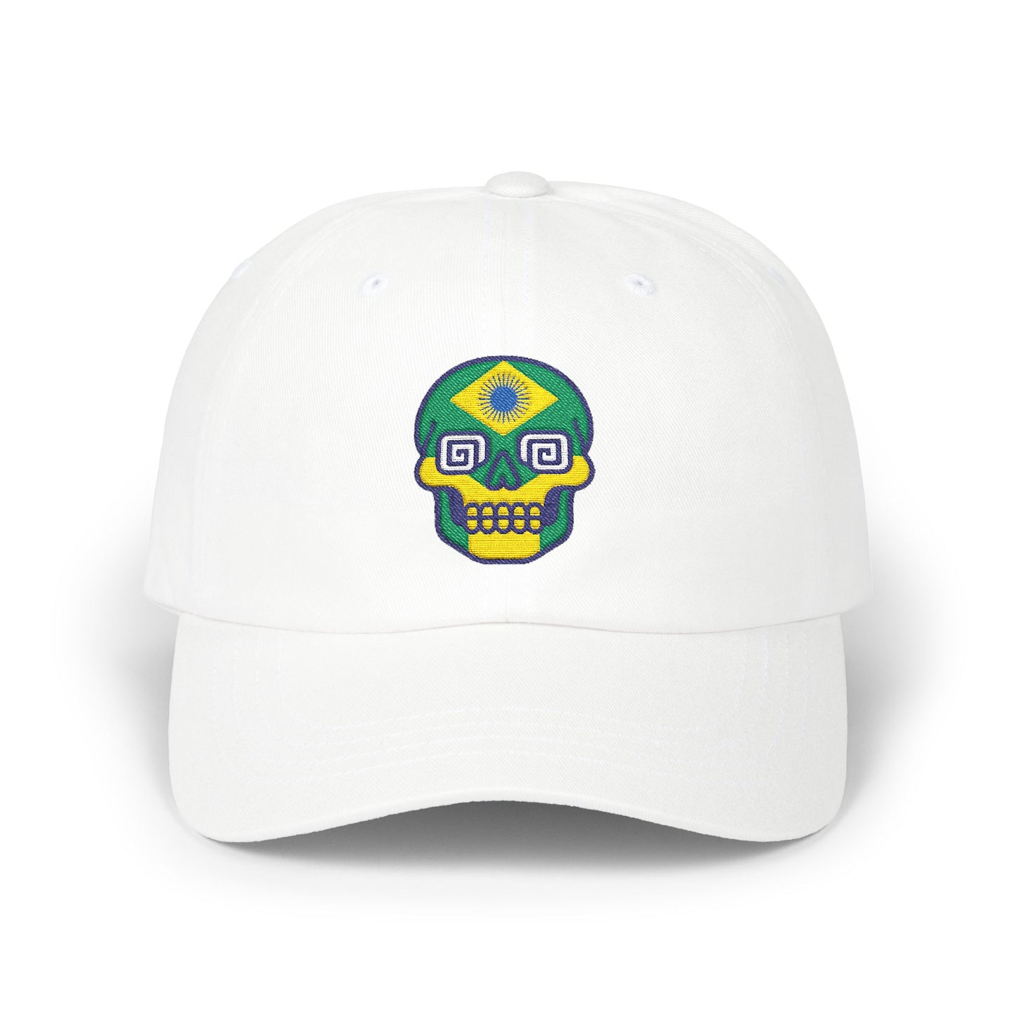 Colorful Skull Classic Dad Cap - Trendy Summer Hat for Music Festivals, Beach Days, Casual Outings, Unique Gift for Him, Adjustable Snapback