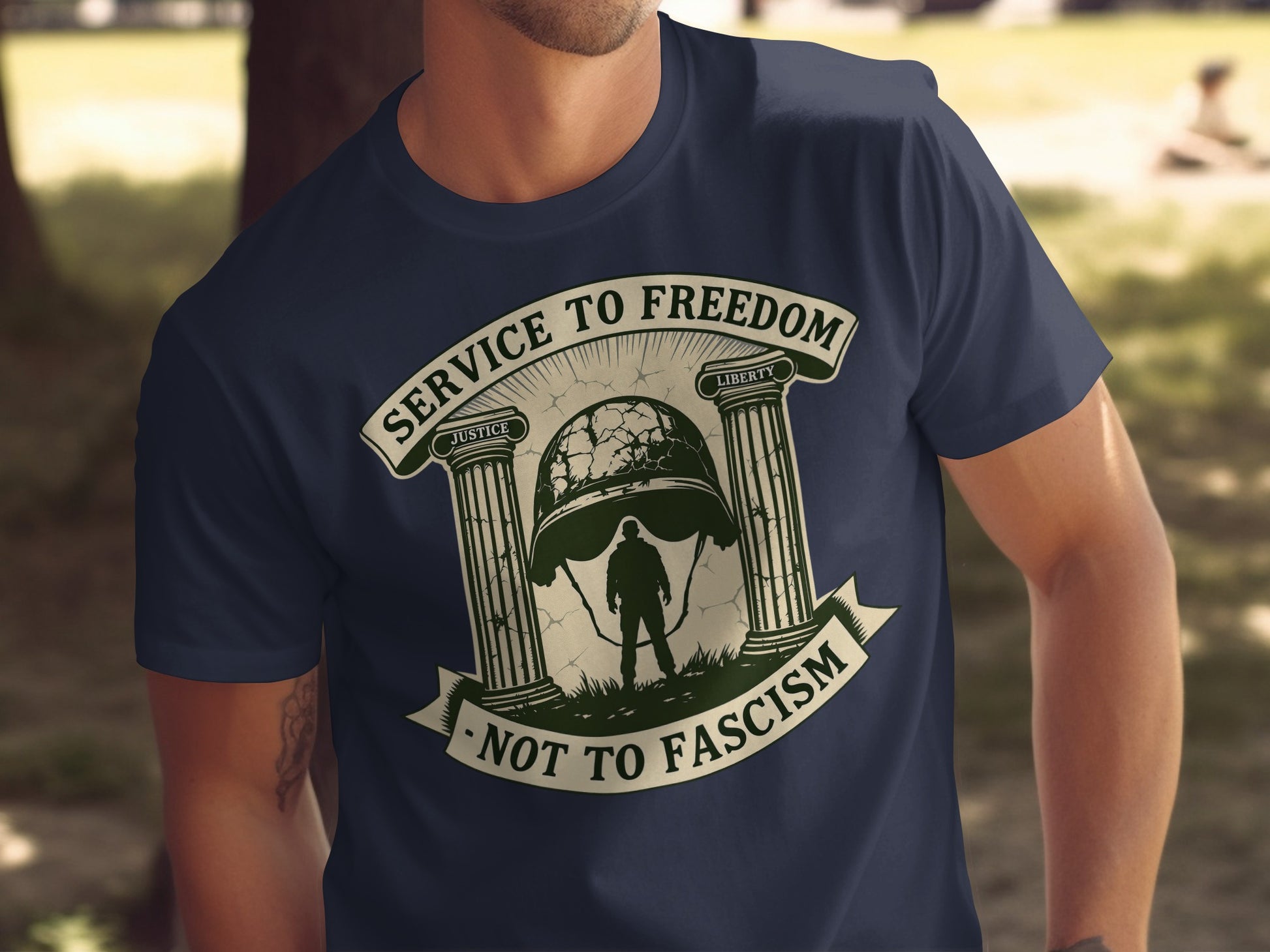 Service to Freedom Not to Fascism people print product