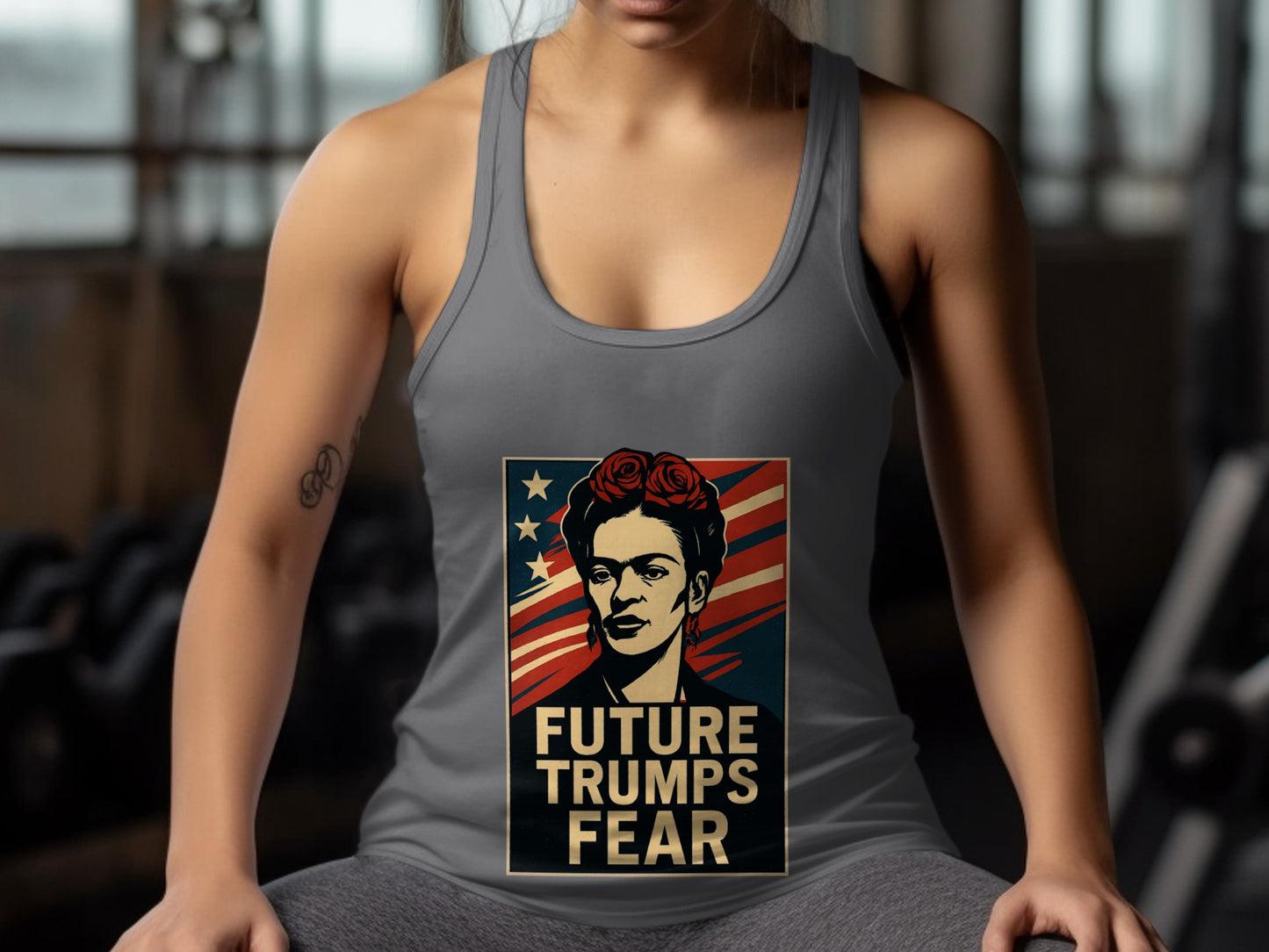 Future Trumps Fear Graphic Tank Top product