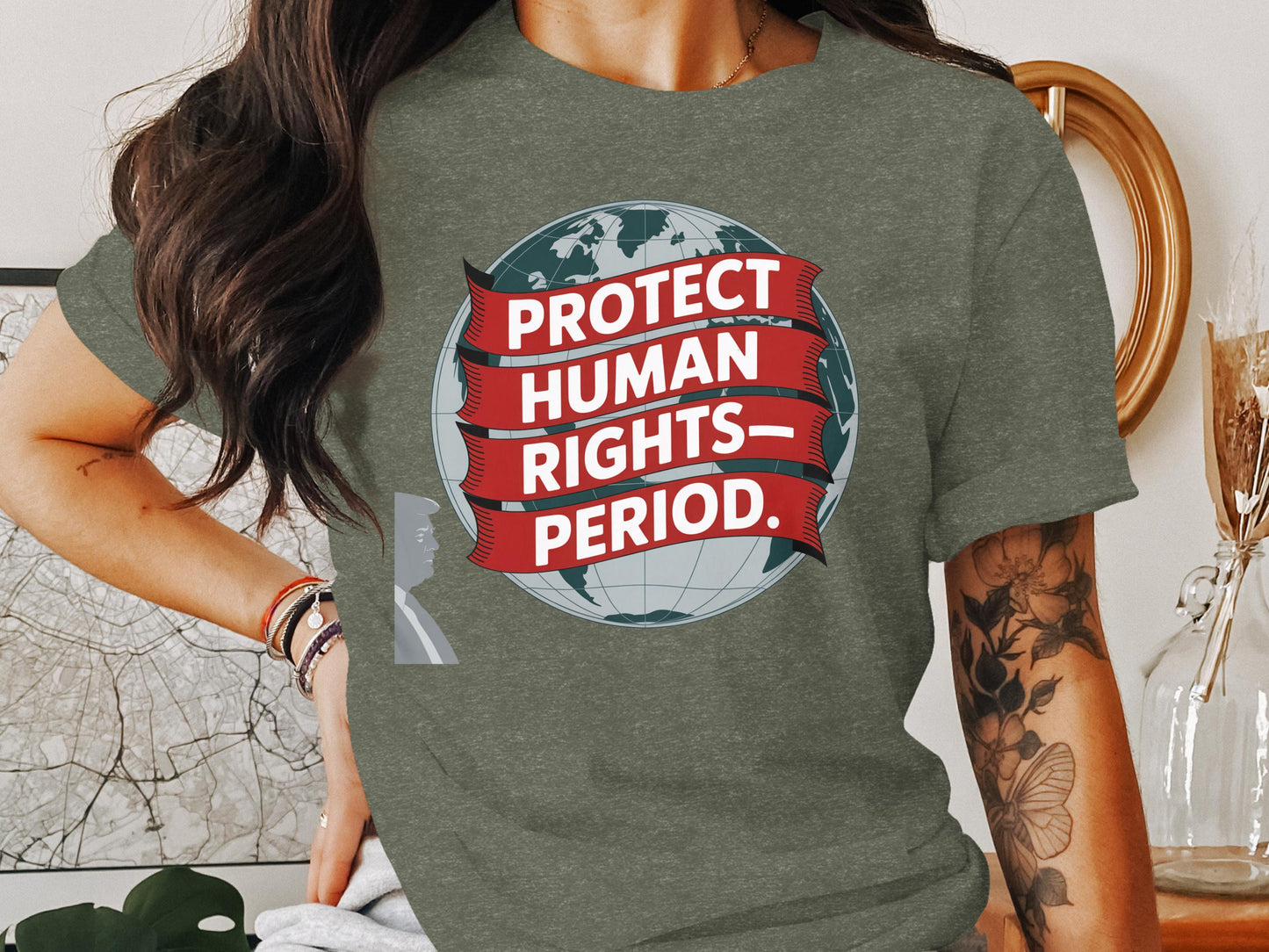 Protect Human Rights Period Graphic T-shirt product