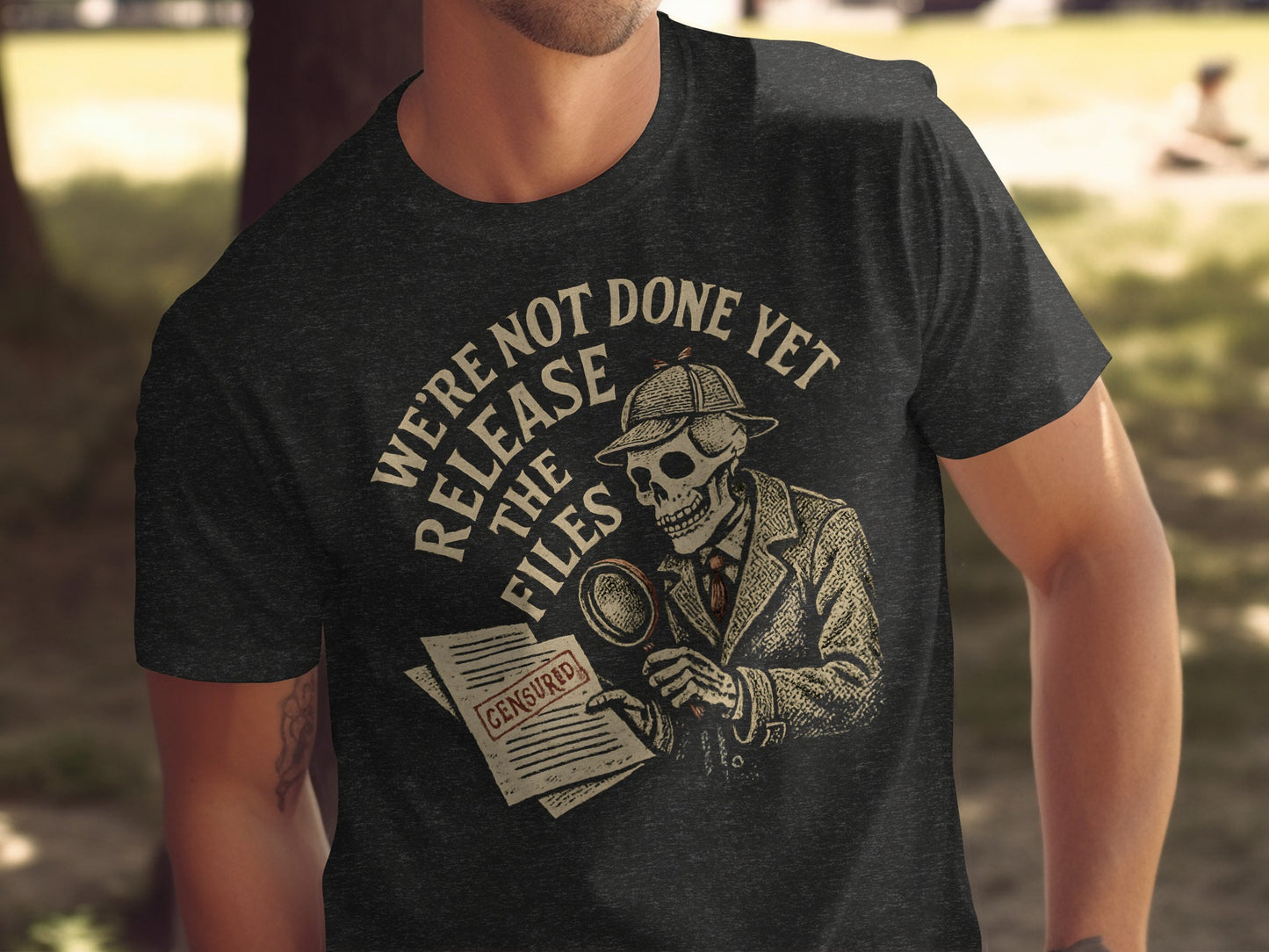 Release the Files We're Not Done Yet T-shirt product