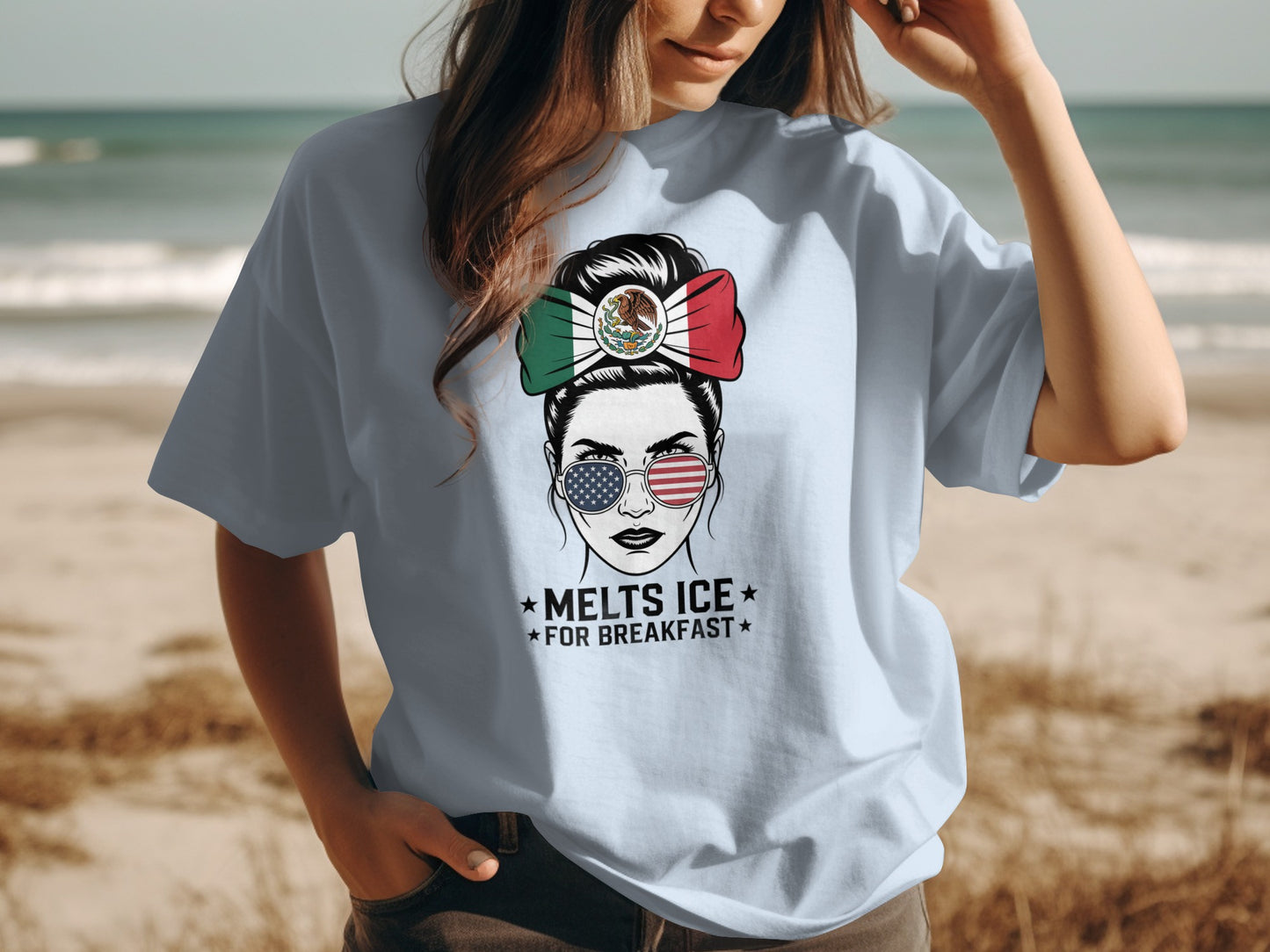 Melts Ice For Breakfast Patriotic Graphic T-Shirt product