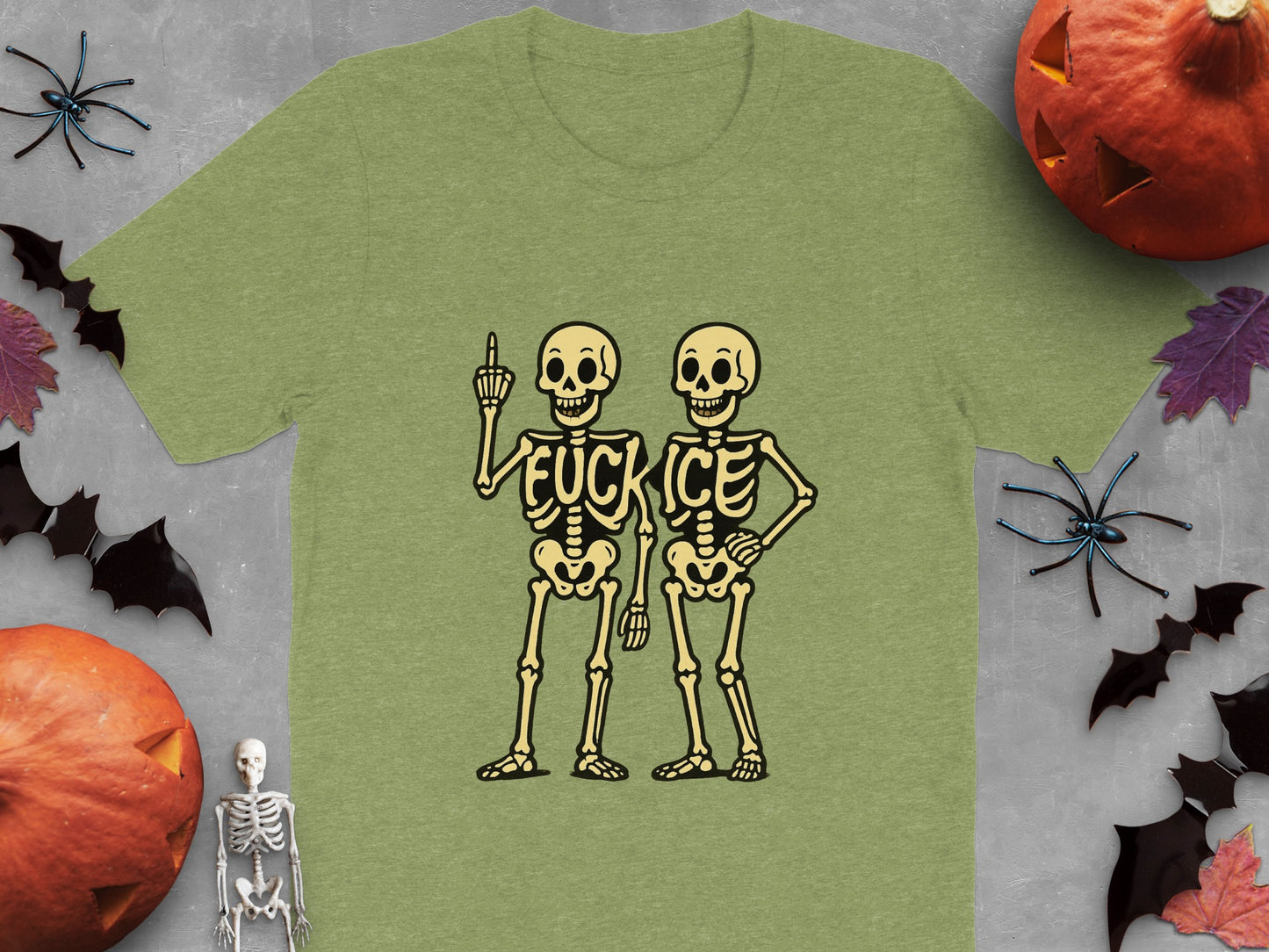Funny Skeletons Graphic Halloween T-Shirt product