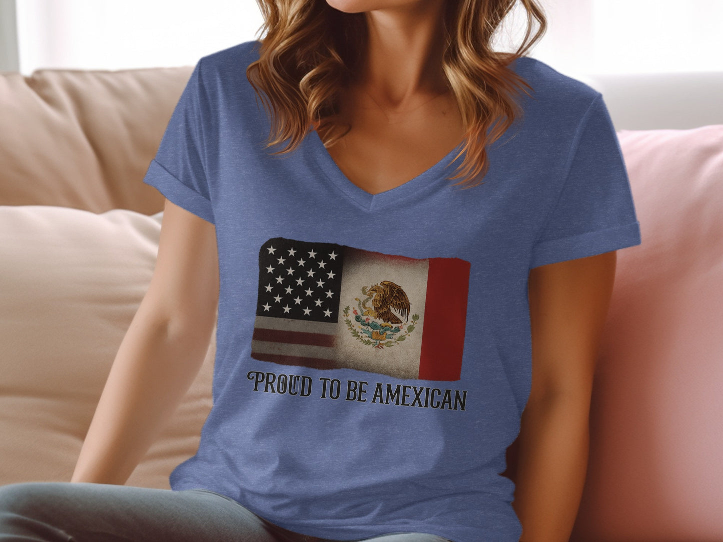 Proud To Be Amexican Graphic Print T-Shirt product