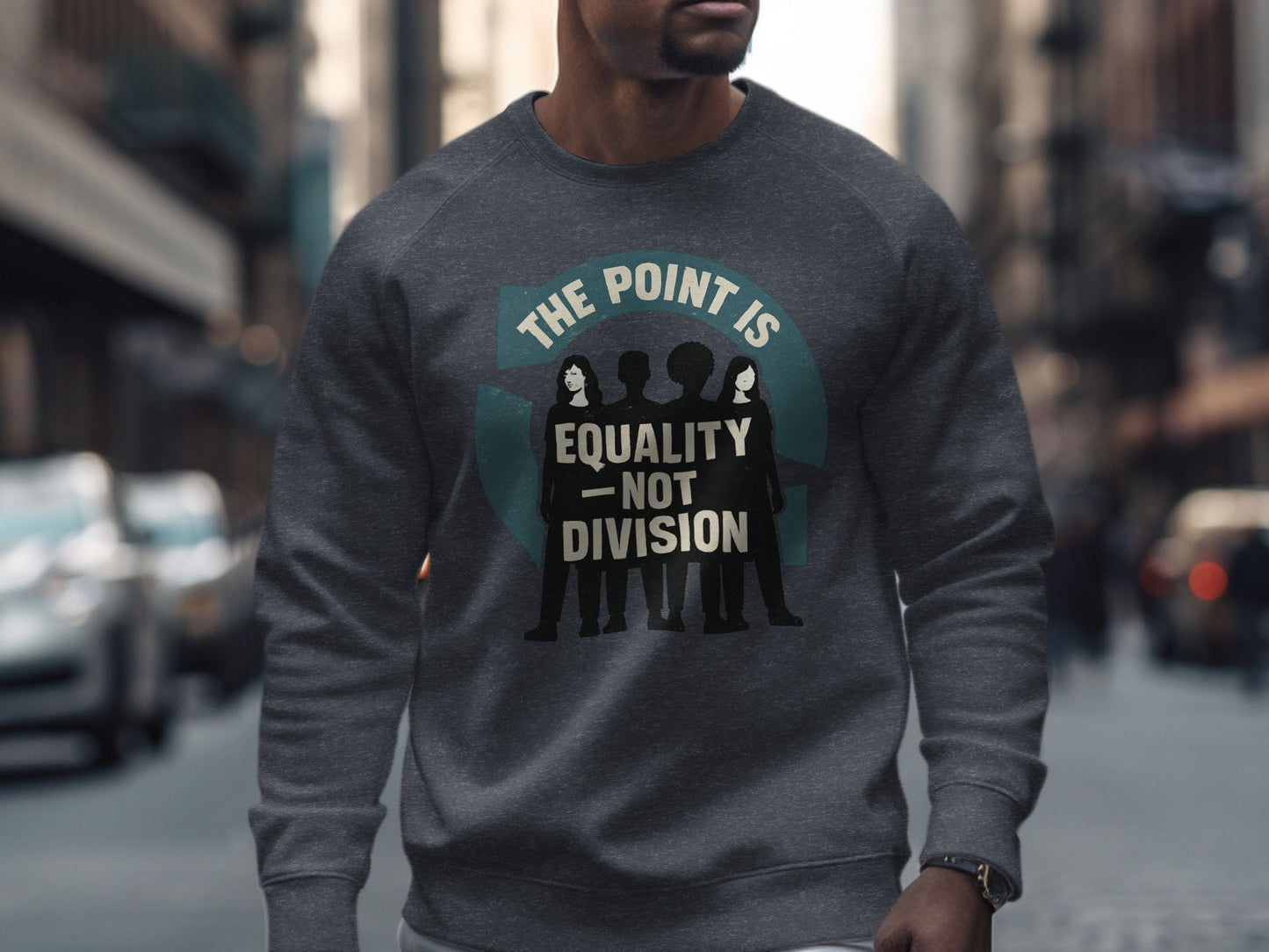 The Point is Equality Not Division Sweatshirt product