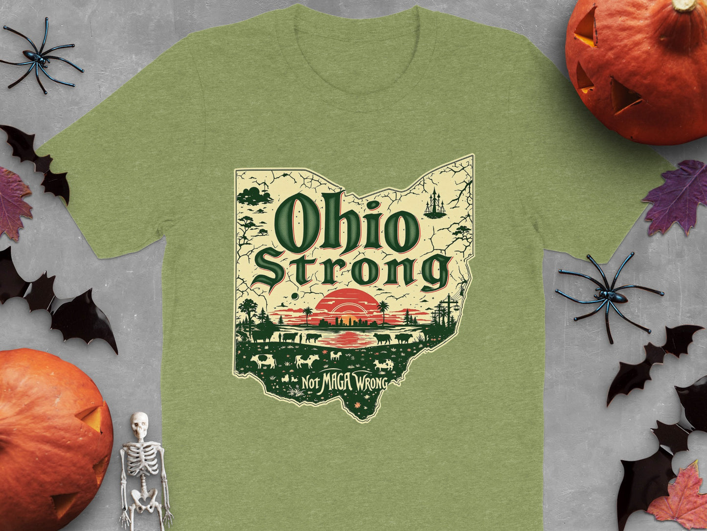 Ohio Strong Not NagraWrong Graphic T-Shirt product