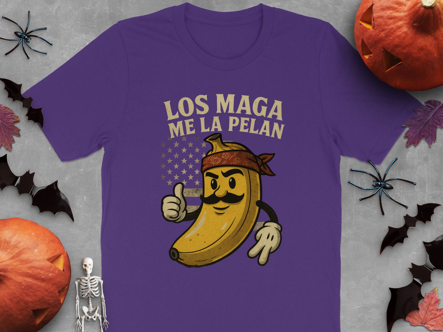 Humorous Banana Character Halloween T-Shirt product type