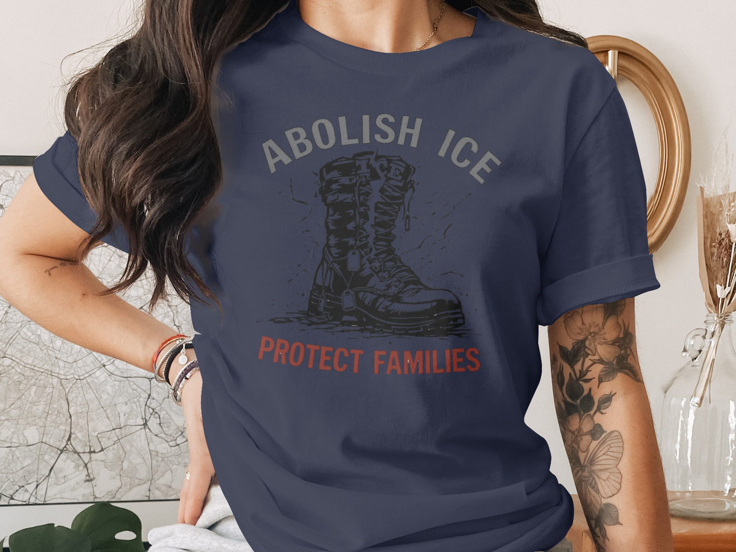 Abolish Ice Protect Families T-shirt for Activists