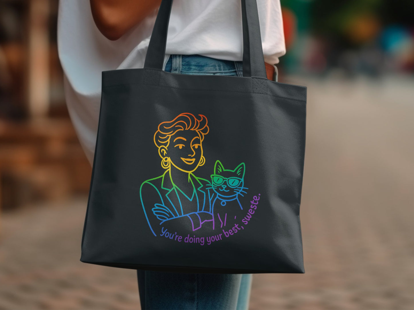 You're Doing Your Best Sweetie Tote Bag product