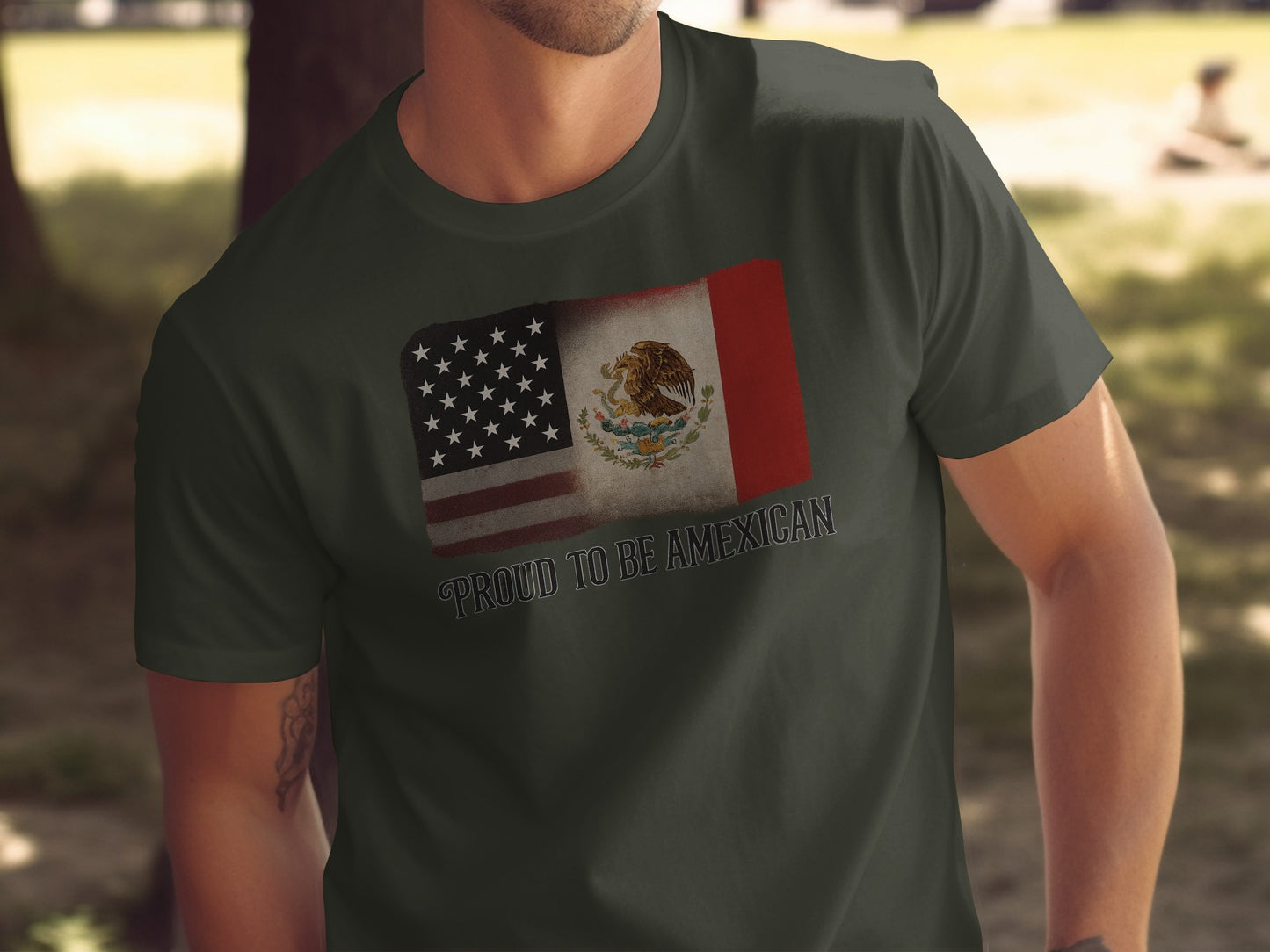 Proud To Be Amexican Flag Design T-shirt product