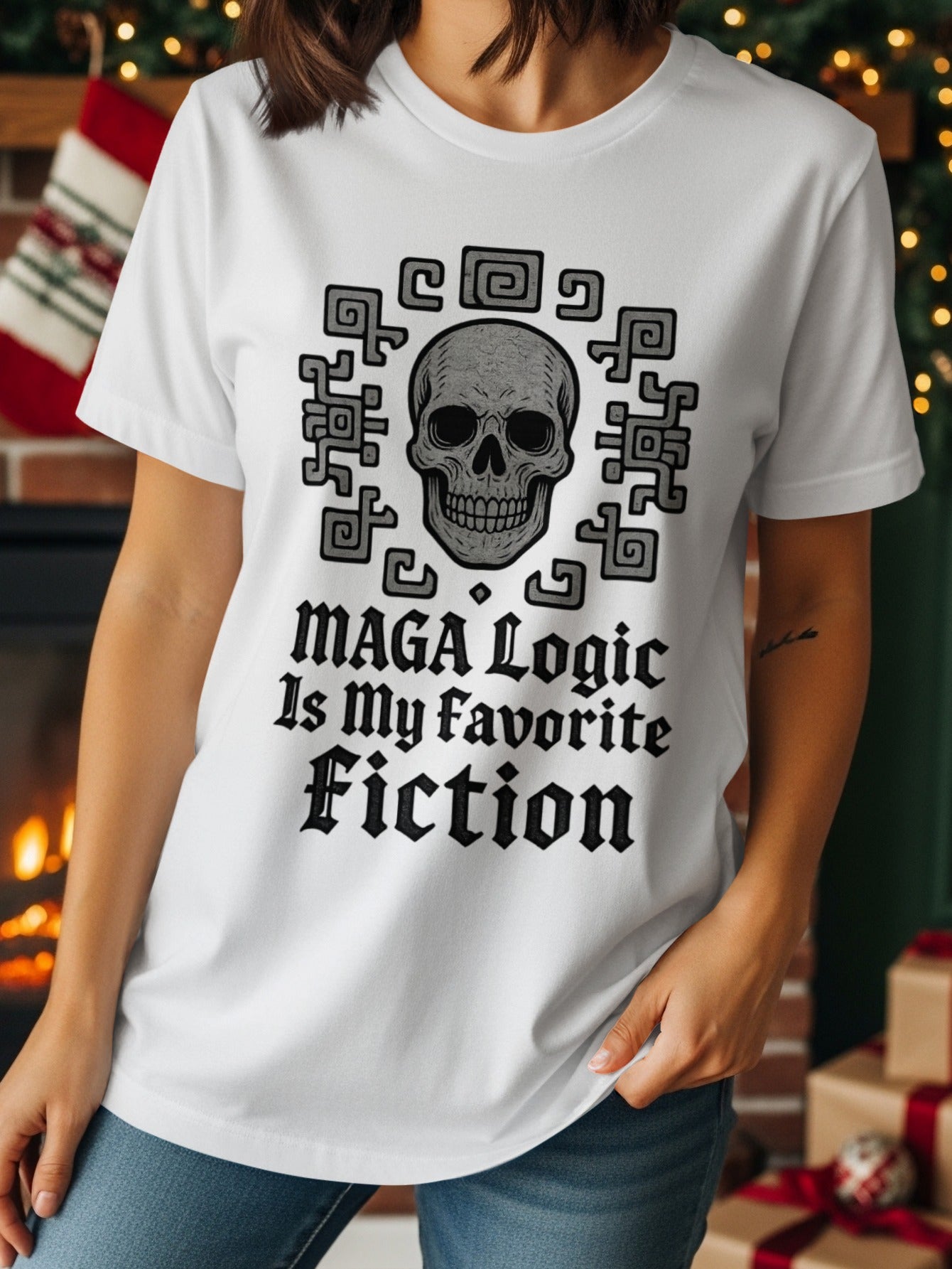 MAGA Logic Is My Favorite Fiction T-Shirt