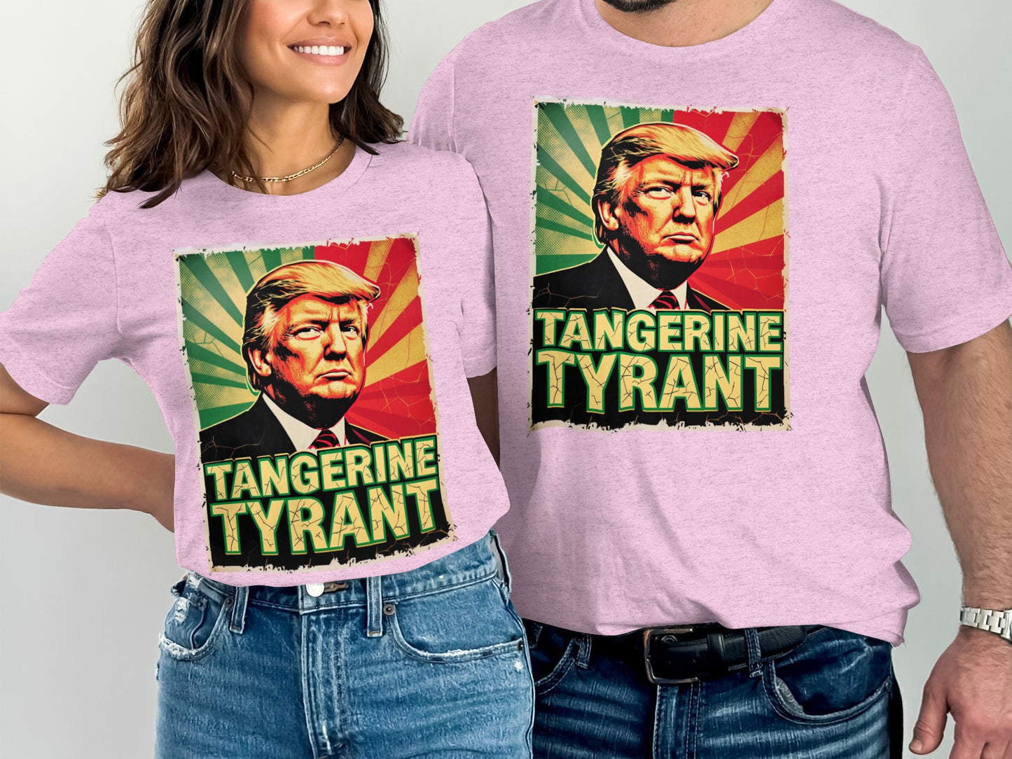 Bold Tangerine Tyrant Graphic Tee Shirt product type