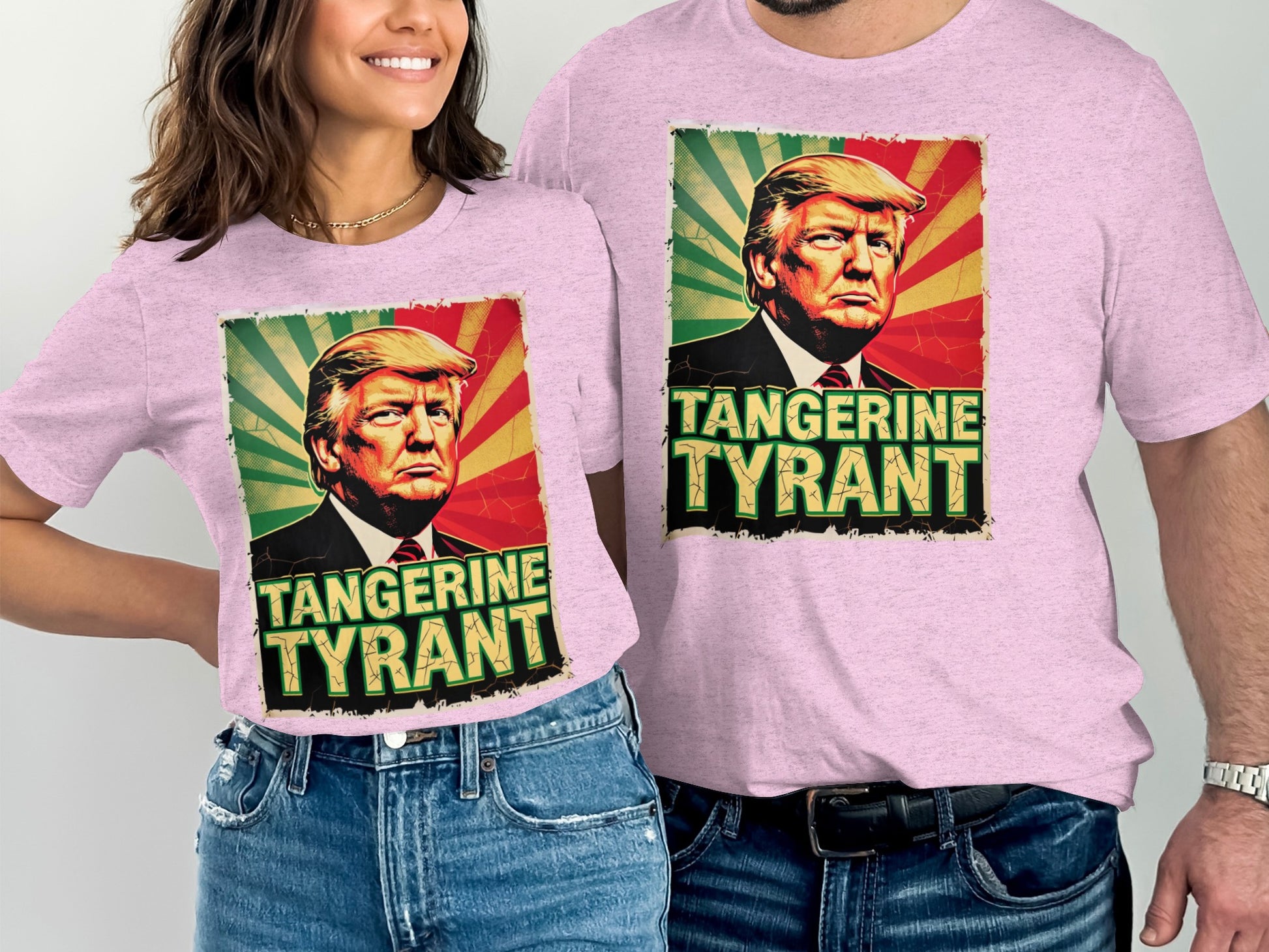 Bold Tangerine Tyrant Graphic Tee Shirt product type