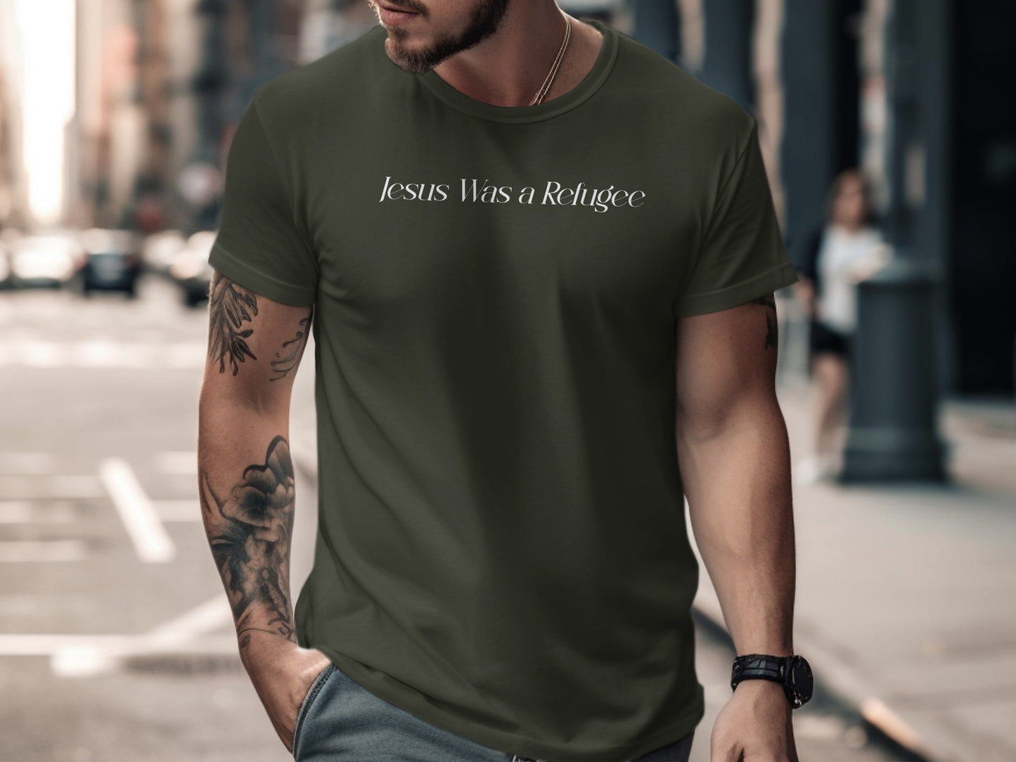 Jesus Was a Refugee Statement T-Shirt product