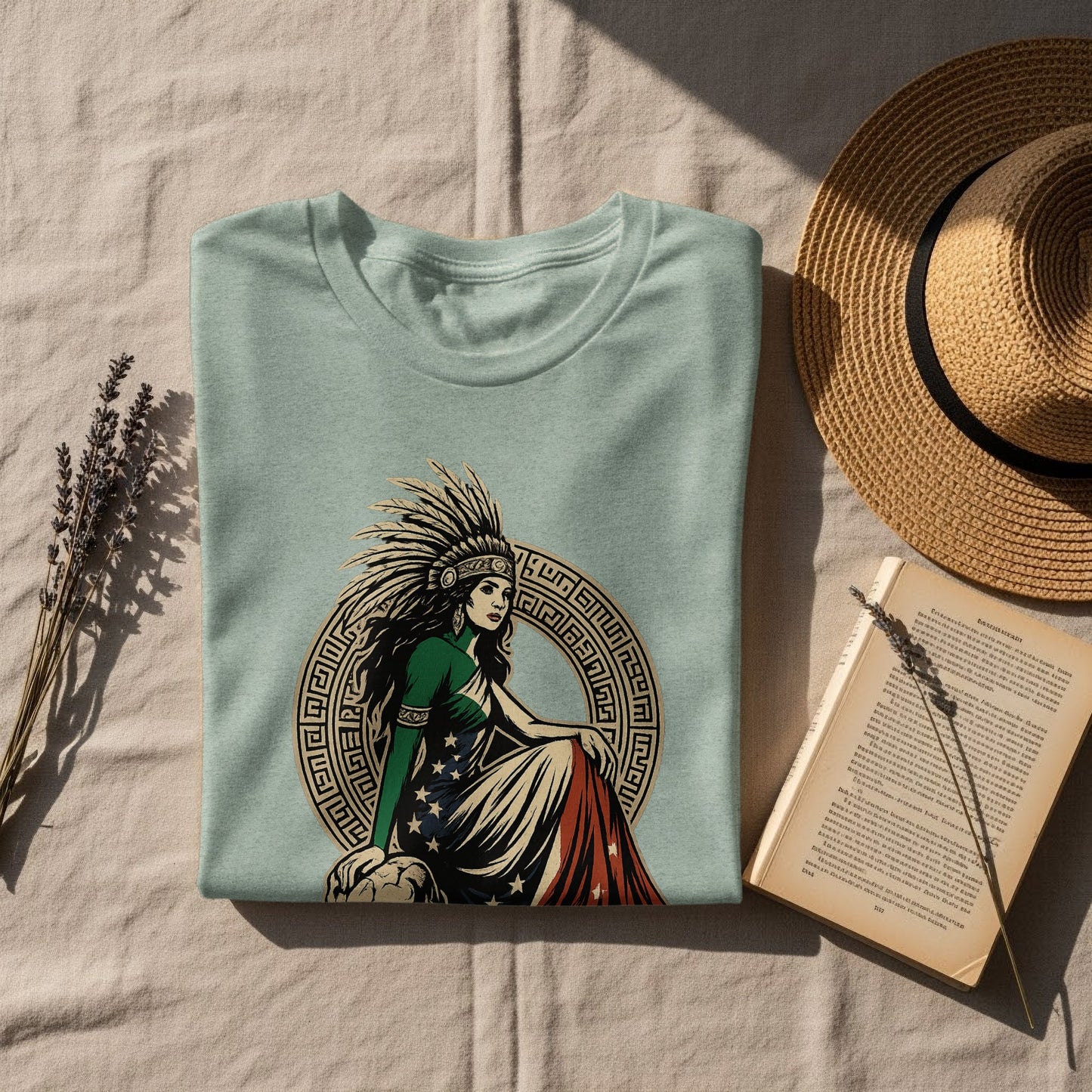 Vintage Native American Inspired Graphic T-Shirt product
