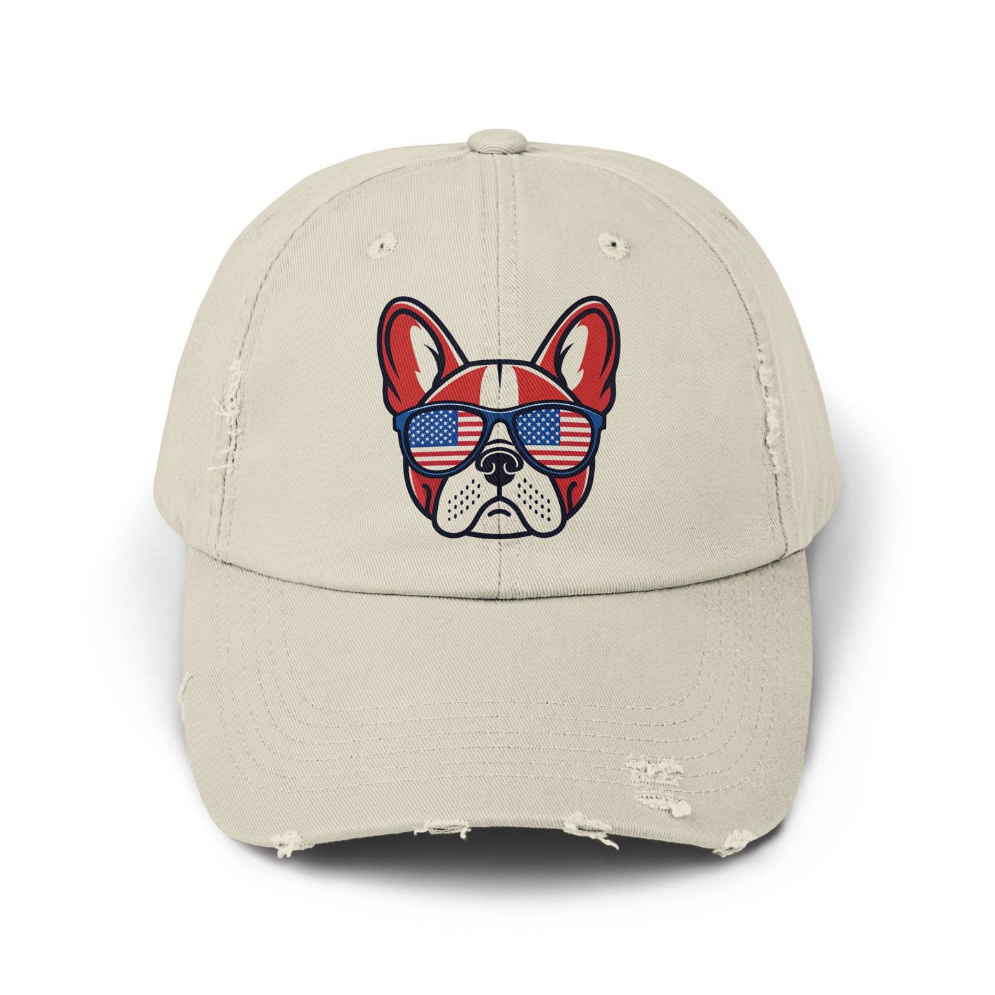 Vintage Style French Bulldog with Sunglasses Hat product