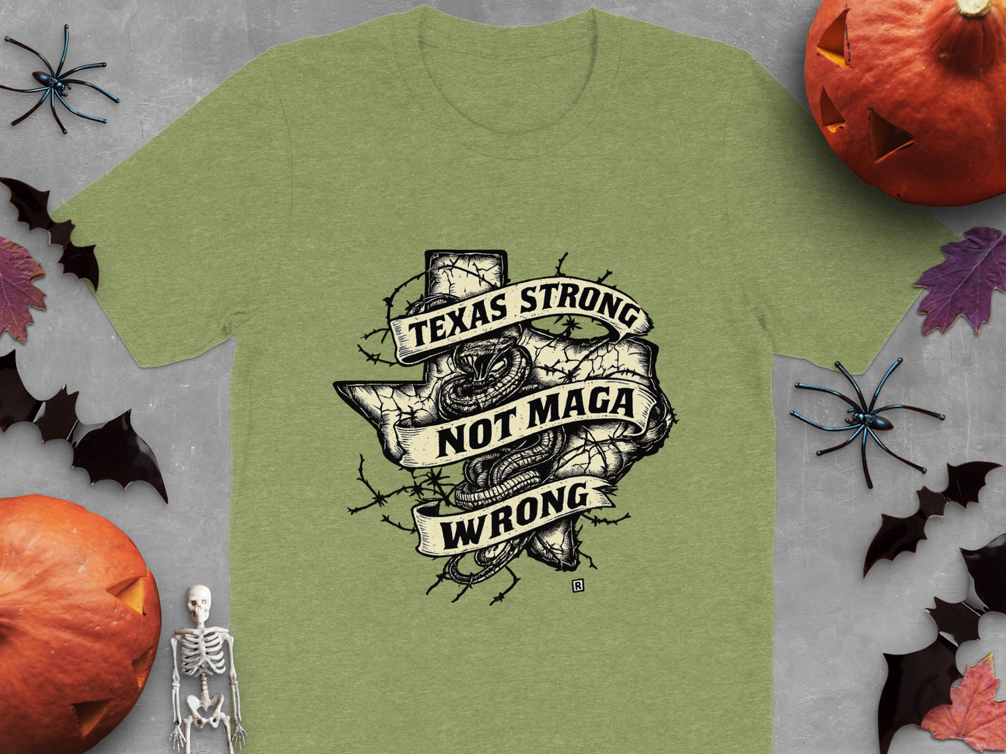 Texas Strong Not MAGA Wrong Graphic Tee product