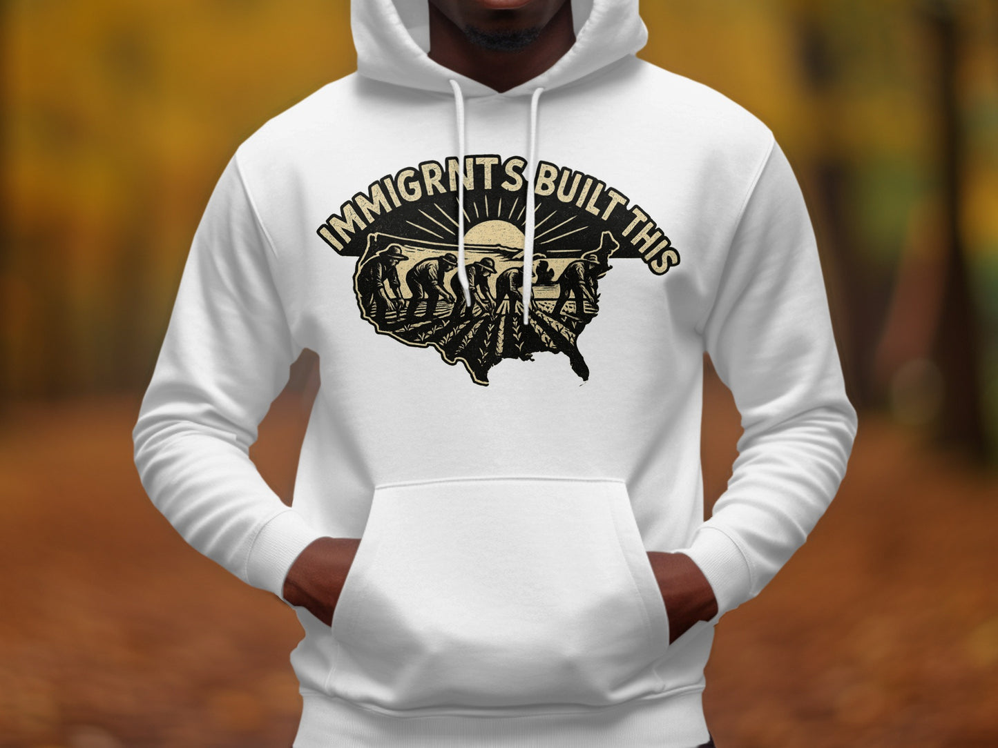 Immigrants Built This Graphic Hoodie product