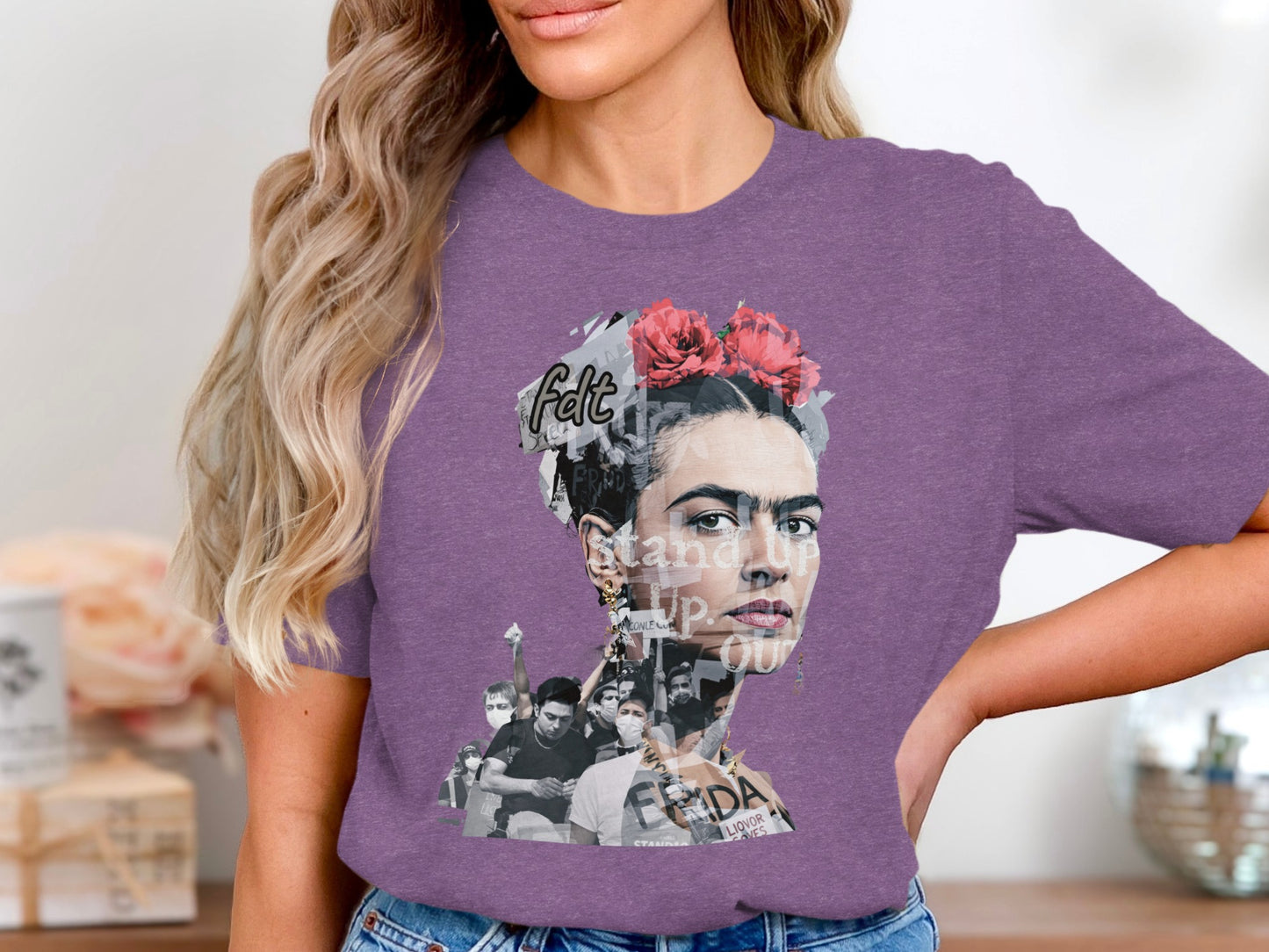 Stand Up Frida Graphic T-shirt product type