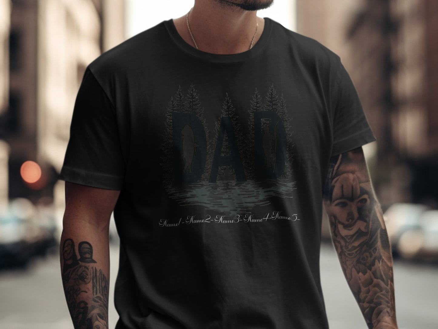 Unique DAD Graphic Print T-shirt Perfect Gift Product