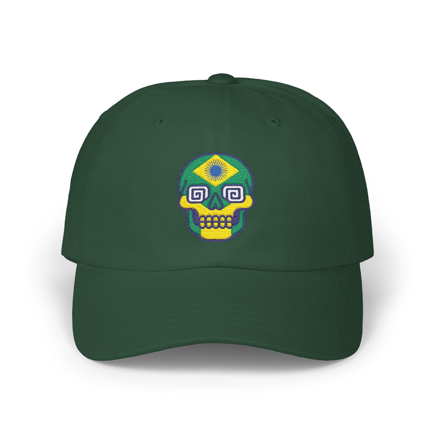 Colorful Skull Classic Dad Cap - Trendy Summer Hat for Music Festivals, Beach Days, Casual Outings, Unique Gift for Him, Adjustable Snapback