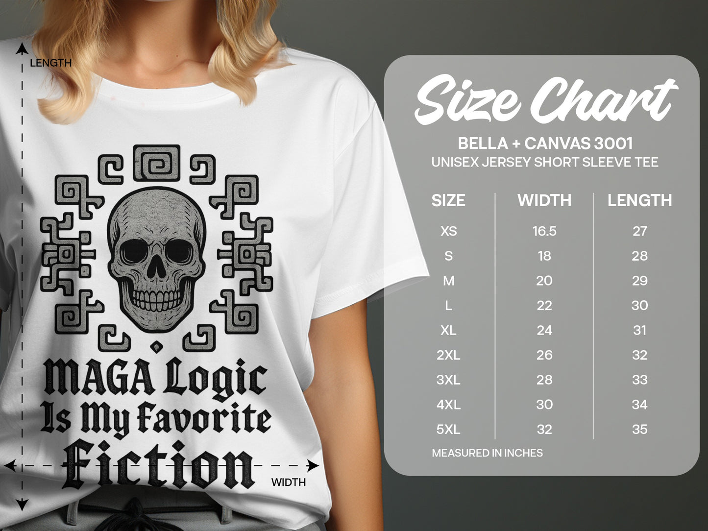 MAGA Logic Is My Favorite Fiction Unisex Jersey Tee