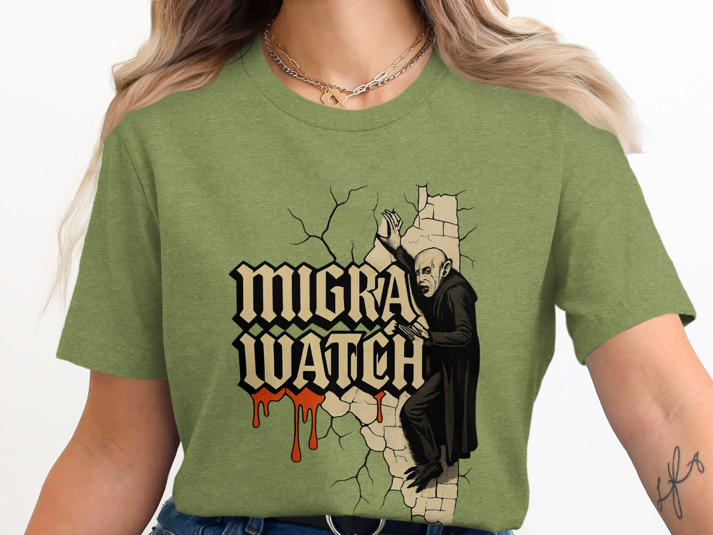 Nosferatu Climbing Horror Graphic T-Shirt product